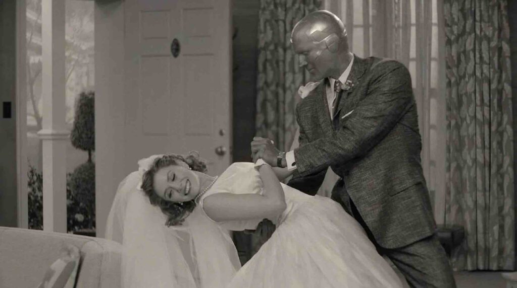 bruja escarlata y vision