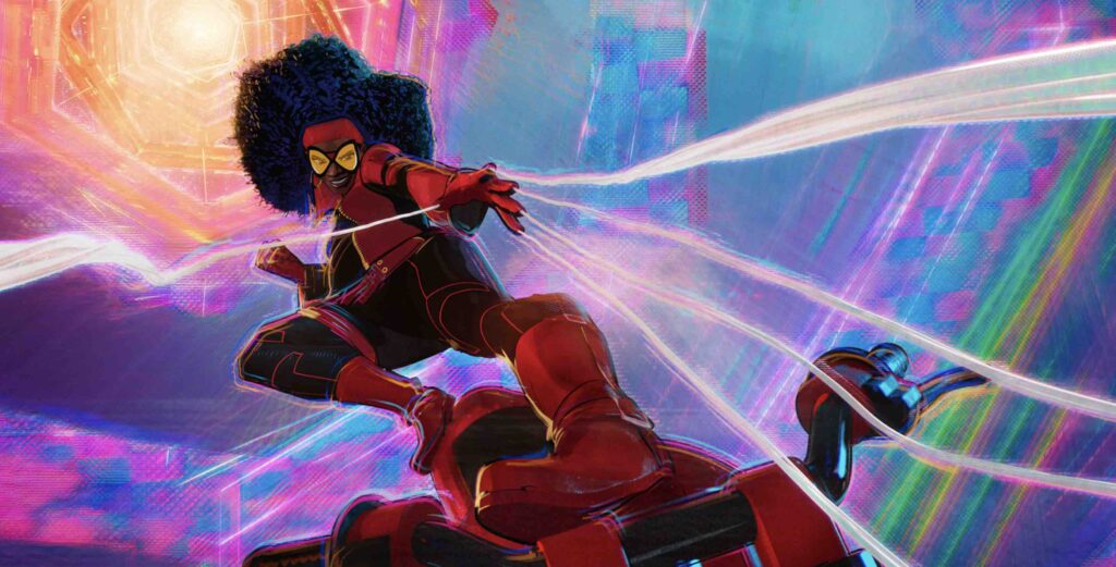 spiderman cruzando el multiverso